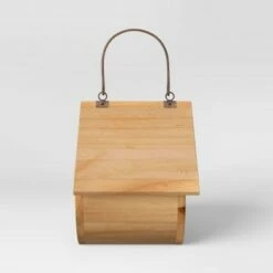 Hot Sale 😍 Smith & Hawken 9.6" Iron/Wood Hanging Insect House Brown - Smith & Hawken™ 😀 -Garden Decor Shop unnamed file 12337