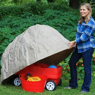 New ⌛ Emsco 36.25" Resin Boulder Statuary Granite ⭐ 4 New ⌛ Emsco 36.25" Resin Boulder Statuary Granite ⭐ - Image 2