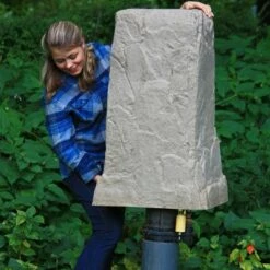 Promo β Emsco 37.25" Resin Monolith River Rock Statuary - Granite β¨