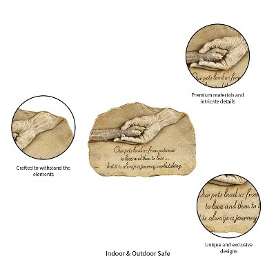 Brand new β Evergreen Resin Paw In Hand Pet Devotion Garden Stone π 6 Brand new β Evergreen Resin Paw In Hand Pet Devotion Garden Stone π - Image 4