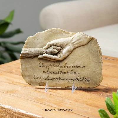 Brand new β Evergreen Resin Paw In Hand Pet Devotion Garden Stone π 7 Brand new β Evergreen Resin Paw In Hand Pet Devotion Garden Stone π - Image 5