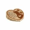 Wholesale 🎉 Evergreen 11" Heart Shaped Pet Memorial Garden Stone, 🦮 Dog Silhouette 💯