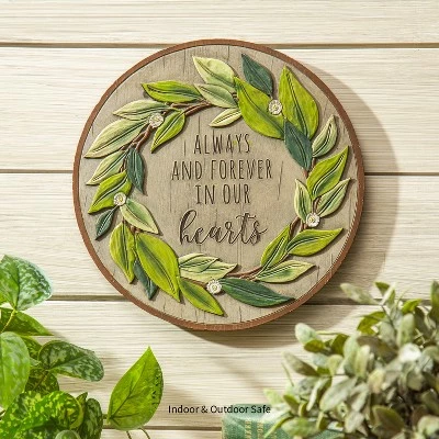 Budget ๐ Evergreen 10.75" Memorial Garden Stone, Wreath ๐งจ 7 Budget ๐ Evergreen 10.75" Memorial Garden Stone, Wreath ๐งจ - Image 5