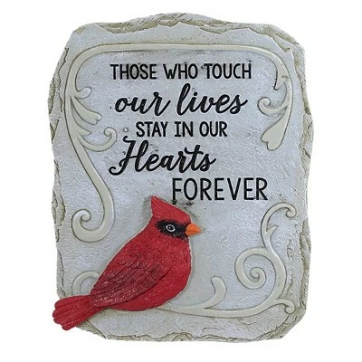 New ⭐ Home & Garden 10.0" Memorial Garden Plaques Cardinal Heaven Ganz - Outdoor Sculptures And Statues ✔️ 5 New ⭐ Home & Garden 10.0" Memorial Garden Plaques Cardinal Heaven Ganz - Outdoor Sculptures And Statues ✔️ - Image 3