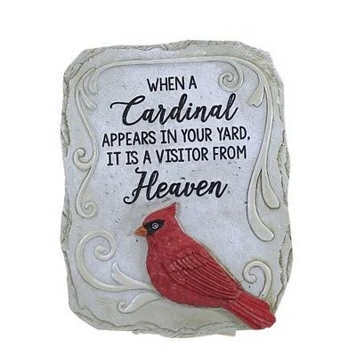 New ⭐ Home & Garden 10.0" Memorial Garden Plaques Cardinal Heaven Ganz - Outdoor Sculptures And Statues ✔️ 6 New ⭐ Home & Garden 10.0" Memorial Garden Plaques Cardinal Heaven Ganz - Outdoor Sculptures And Statues ✔️ - Image 4