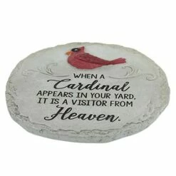 Best reviews of β€οΈ Home & Garden 10.5" When A Cardinal Stepping Stone Visitor From Heaven Ganz - Outdoor Sculptures And Statues π