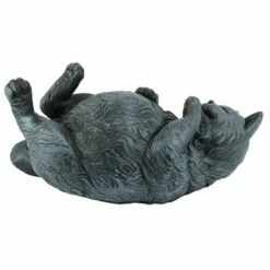 New 🥰 Design Toscano Playful Cat On Back Statue - Gray 🌟 -Garden Decor Shop unnamed file 1248