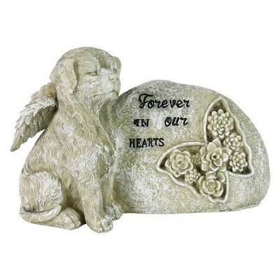 Buy β¨ 7" Resin Forever In Our Hearts πΆ Dog Memorial with Butterfly Statue Gray - Exhart 𧨠7 Buy β¨ 7" Resin Forever In Our Hearts πΆ Dog Memorial with Butterfly Statue Gray - Exhart 𧨠- Image 5