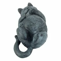 New 🥰 Design Toscano Playful Cat On Back Statue - Gray 🌟 -Garden Decor Shop unnamed file 1249