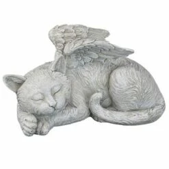 Best Pirce 🔥 Design Toscano Cat Memorial Angel Pet Statue: Stone - Multicolored 💯 -Garden Decor Shop unnamed file 12509