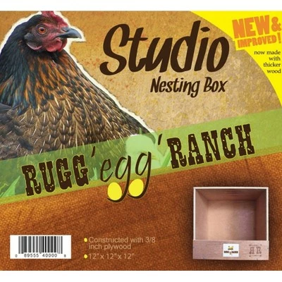 Brand new π₯° Rugged Ranch Rugged Range Products Studio 12 x 12 x 12 Inch Flat Wooden Single Compartment Chicken Coop Interior Poultry Bird Egg Animal Nesting Box Roosting Cubby π 3 Brand new π₯° Rugged Ranch Rugged Range Products Studio 12 x 12 x 12 Inch Flat Wooden Single Compartment Chicken Coop Interior Poultry Bird Egg Animal Nesting Box Roosting Cubby π - Image 2