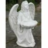 Best Pirce 🌟 Northlight 19.75" Angel with Shell Religious Outdoor Patio Garden Statue Bird Feeder - White 😀 -Garden Decor Shop unnamed file 12572
