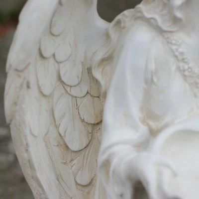 Best Pirce π Northlight 19.75" Angel with Shell Religious Outdoor Patio Garden Statue Bird Feeder - White π 7 Best Pirce π Northlight 19.75" Angel with Shell Religious Outdoor Patio Garden Statue Bird Feeder - White π - Image 5