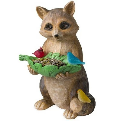 Brand new β€οΈ Wind & Weather Raccoon With Leaf Bird Feeder with Solar Lighted Birds π 5 Brand new β€οΈ Wind & Weather Raccoon With Leaf Bird Feeder with Solar Lighted Birds π - Image 3