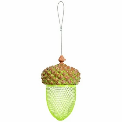 Budget π Costway Metal Acorn Wild Bird Feeder Outdoor Hanging Food Dispenser for Garden Yard π 11 Budget π Costway Metal Acorn Wild Bird Feeder Outdoor Hanging Food Dispenser for Garden Yard π - Image 9