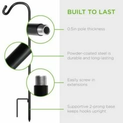 Brand new π― Best Choice Products 65in Set of 4 Shepherd Hooks Outdoor Metal Adjustable Garden Hooks w/ 2-Prong Base Black 𧨠10 Brand new π― Best Choice Products 65in Set of 4 Shepherd Hooks Outdoor Metal Adjustable Garden Hooks w/ 2-Prong Base Black 𧨠-Garden Decor Shop unnamed file 12634
