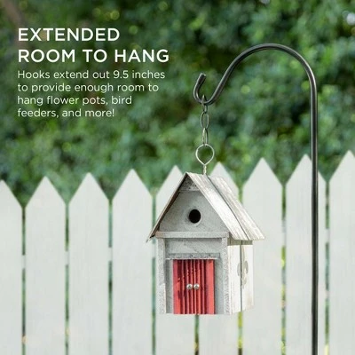 Brand new π― Best Choice Products 65in Set of 4 Shepherd Hooks Outdoor Metal Adjustable Garden Hooks w/ 2-Prong Base Black 𧨠7 Brand new π― Best Choice Products 65in Set of 4 Shepherd Hooks Outdoor Metal Adjustable Garden Hooks w/ 2-Prong Base Black 𧨠- Image 5