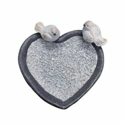 Cheapest 💯 6" x 15" Resin 2 Birds on Heart Bird Feeder - Gray - Sagebrook Home 👍 -Garden Decor Shop unnamed file 12640