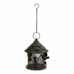 Best deal βοΈ Zingz & Thingz Zingz & Thingz 20" Iron Sunflower Bird Feeder Black π