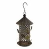 Best Sale 😀 Zingz & Thingz Zingz & Thingz 17.5" Iron Leaf Bird Feeder Green/Brown 🧨 -Garden Decor Shop unnamed file 12670