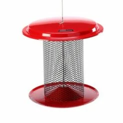 Brand new ⭐ Birds Choice Magnet Mesh Black Oil Sunflower Bird Feeder - Red ⭐