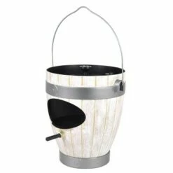 Hot Sale 🎉 BERNINI 9.5" Rustic Bucket Hanging Polyresin Bird Feeder with Fountain - Bernin White 🌟 -Garden Decor Shop unnamed file 12684