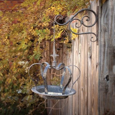 Brand new β Park Hill Collection Hanging Crown Bird Feeder with Metal Wall Bracket π 4 Brand new β Park Hill Collection Hanging Crown Bird Feeder with Metal Wall Bracket π - Image 2