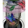 Best deal 👍 10.63" Glass/Metal Butterfly Solar Bird Seed Feeder Pink - Ultimate Innovations 🔔 -Garden Decor Shop unnamed file 12719