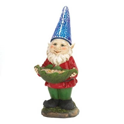 Best reviews of π Zingz & Thingz Zingz & Thingz 5.75" Polyresin Gnome Solar Statue Bird Feeder π 6 Best reviews of π Zingz & Thingz Zingz & Thingz 5.75" Polyresin Gnome Solar Statue Bird Feeder π - Image 4