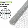 Brand new 💯 Midwest Air Technologies YardGard 3 x 25 Foot Heavy Duty Galvanized Steel 1/4 Inch Square Mesh Design Poultry Netting/Wire Garden Fencing Hardware Cloth, Silver 🔥