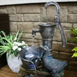 New π Sunnydaze Decor Sunnydaze 30"H Electric Polyresin Rustic Pump and Barrel Mother Duck and Ducklings Outdoor Fountain with LED Lights π 17 New π Sunnydaze Decor Sunnydaze 30"H Electric Polyresin Rustic Pump and Barrel Mother Duck and Ducklings Outdoor Fountain with LED Lights π -Garden Decor Shop unnamed file 12802