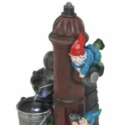 New 🧨 Sunnydaze Decor Sunnydaze 16"H Electric Polyresin Gnomes Climbing Fire Hydrant Outdoor Water Fountain with LED Light 🧨 -Garden Decor Shop unnamed file 12814