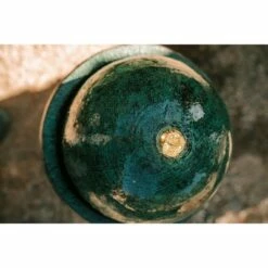 Discount 🔥 25.6" Modern Stone Textured Sphere Indoor/Outdoor Water Fountain with LED Light - Green - XBrand ✔️ -Garden Decor Shop unnamed file 12840