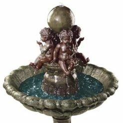 Cheap ❤️ Design Toscano The Four Splashing Putti Sculptural Fountain - Green 👍