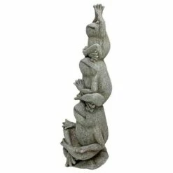 Budget π Design Toscano Tower Of Frog Power Garden Statue π