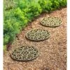 Coupon ✔️ Plow & Hearth Recycled Rubber Floral or Scroll Stepping Stones, Set of 3 🎁 -Garden Decor Shop unnamed file 12929