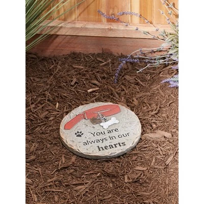 Hot Sale π€© Zingz & Thingz Zingz & Thingz Cement "You Are Always in Our Hearts" Pet Memorial Stepping Stone Gray π 7 Hot Sale π€© Zingz & Thingz Zingz & Thingz Cement "You Are Always in Our Hearts" Pet Memorial Stepping Stone Gray π - Image 5