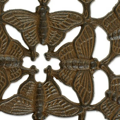 Hot Sale 𧨠Zingz & Thingz Zingz & Thingz Cast Iron Butterfly Design Stepping Stone ⨠4 Hot Sale 𧨠Zingz & Thingz Zingz & Thingz Cast Iron Butterfly Design Stepping Stone ⨠- Image 2