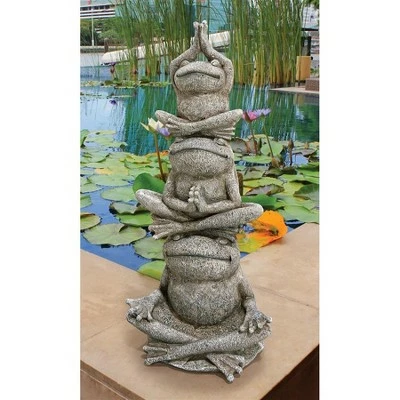 Budget π Design Toscano Tower Of Frog Power Garden Statue π 4 Budget π Design Toscano Tower Of Frog Power Garden Statue π - Image 2