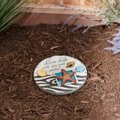 Best reviews of 🧨 Zingz & Thingz Zingz & Thingz Concrete "Live Life with Joy and Passion!" Stepping Stone 🎁 -Garden Decor Shop unnamed file 13005