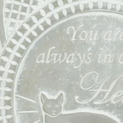 Coupon 🎁 Zingz & Thingz Zingz & Thingz Cement "You Are Always in Our Hearts" Cat Memorial Stepping Stone Gray 🔔