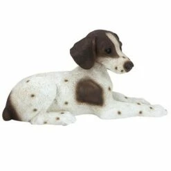 Brand new 😍 Design Toscano Brown & White Pointer Puppy 🐕 Dog Statue - White 😍 -Garden Decor Shop unnamed file 1306