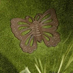 Deals 🧨 Zingz & Thingz Zingz & Thingz Cast Iron Butterfly Stepping Stone Brown 👍 -Garden Decor Shop unnamed file 13071