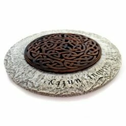 Cheap 🌟 Roman Inc Home & Garden 11.5" Celtic Knot Stepping Stone Strenght Unity Roman, Inc - Stepping Stones And Pathways 💯