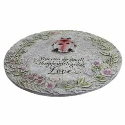 Deals ⭐ Roman Inc Home & Garden 11.25" Ladybug Stepping Stone Yard Decor Flower Love Roman, Inc - Stepping Stones And Pathways ⭐