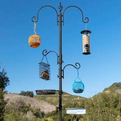 Brand new β€οΈ Best Choice Products 91in 4-Hook Bird Feeding Station, Steel Multi-Feeder Stand w/ 2 Feeders, Tray, Bird Bath π 7 Brand new β€οΈ Best Choice Products 91in 4-Hook Bird Feeding Station, Steel Multi-Feeder Stand w/ 2 Feeders, Tray, Bird Bath π - Image 6