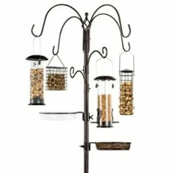 Cheap 🔥 Best Choice Products 89in 6-Hook Bird Feeding Station, Steel Multi-Feeder Stand w/ 4 Feeders, Tray, Bird Bath ✨ -Garden Decor Shop unnamed file 13165