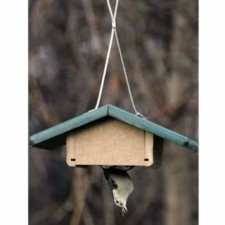 Hot Sale 😉 Birds Choice Single Cake Upside Down Suet Bird Feeder with Green Roof 🧨 -Garden Decor Shop unnamed file 13229
