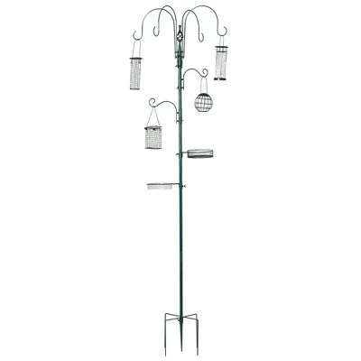 Best deal π― PawHut 6 Hook Feeding Station, Steel Multi-Feeder Kit Stand with 4 Bird Feeders, Mesh Tray, Water Dish and 4-Prong Base, Green βοΈ 5 Best deal π― PawHut 6 Hook Feeding Station, Steel Multi-Feeder Kit Stand with 4 Bird Feeders, Mesh Tray, Water Dish and 4-Prong Base, Green βοΈ - Image 3