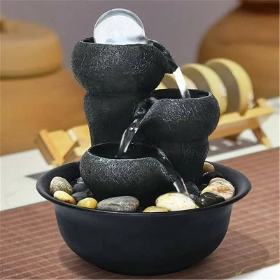 Brand new π― Watnature 8" 3-Step Little Water Fountain with LED Ball Gray π 3 Brand new π― Watnature 8" 3-Step Little Water Fountain with LED Ball Gray π - Image 2